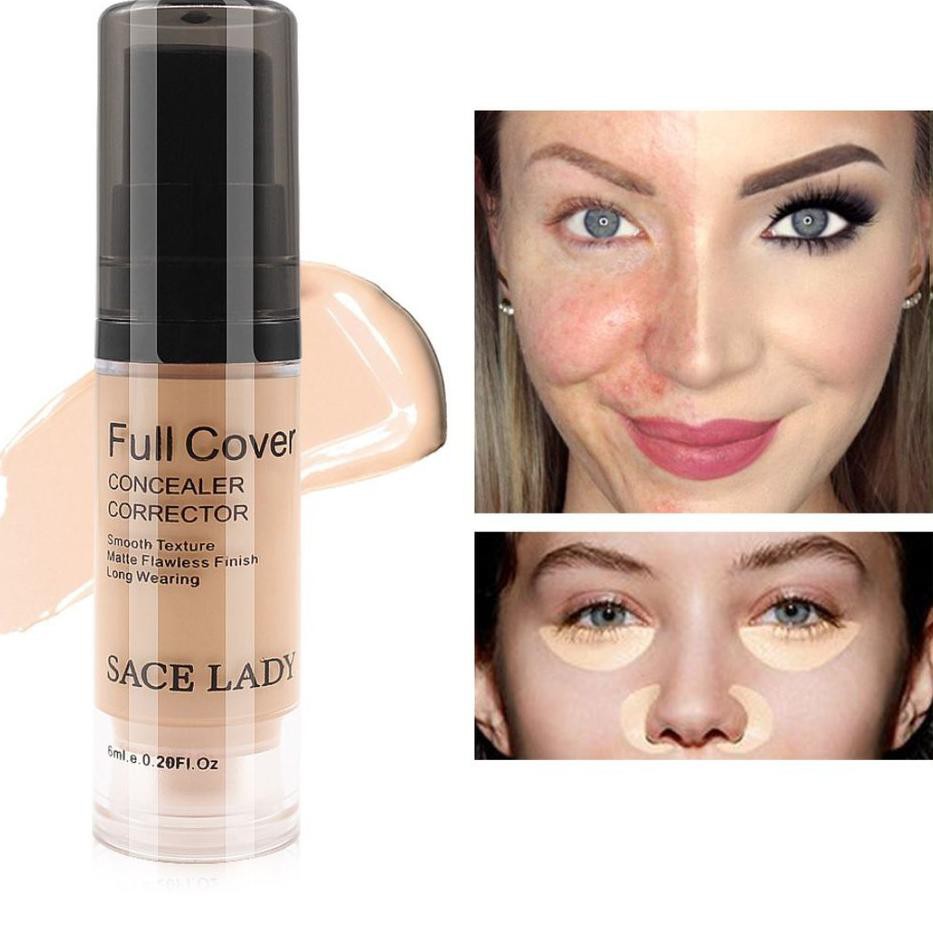 BEST Sace Lady Full Cover Concealer Foundation Tahan Lama C@D15 . . ..