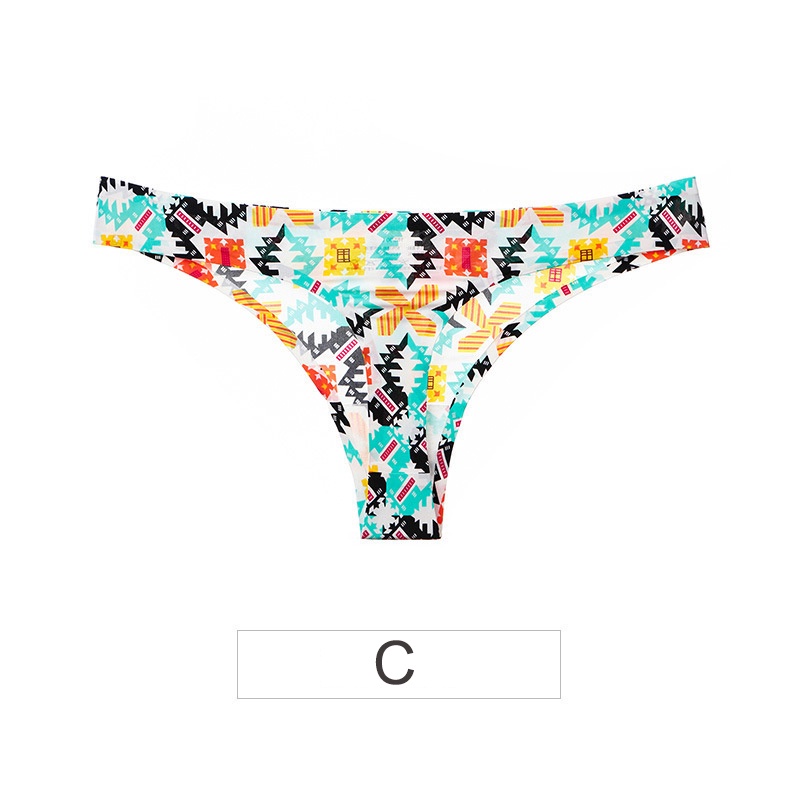 Leopard Mulus Celana Dalam Wanita Sexy Thong Simple T-Pants CD