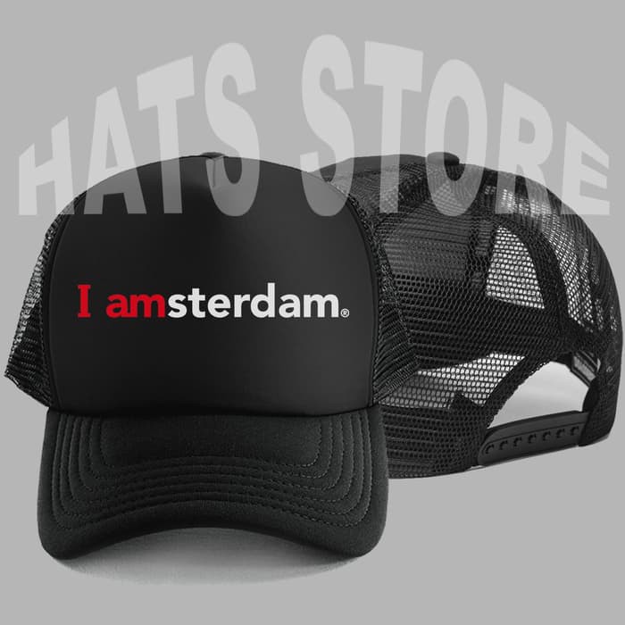 TOPI TRUCKER LOGO I AMSTERDAM