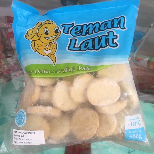 

Scallop teman laut 500gram