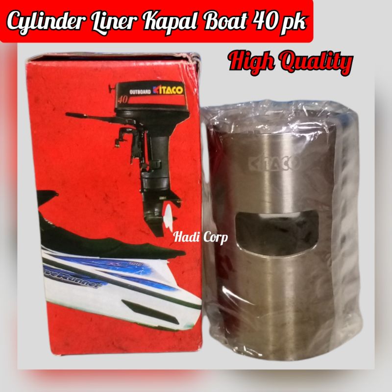 Boring Cylinder Liner Mesin Motor Kapal Boat Yamaha 40 pk/40 hp