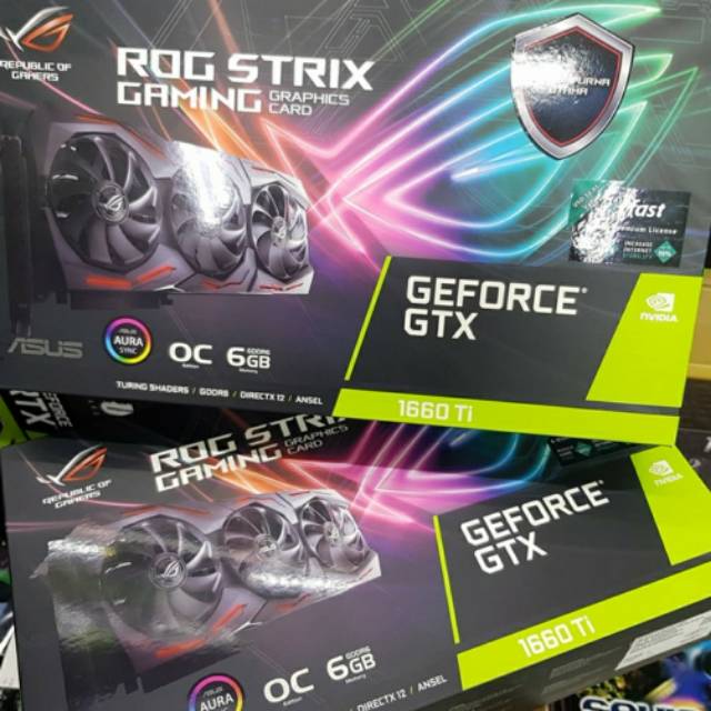VGA Card Rtx 1660 ti strix rog