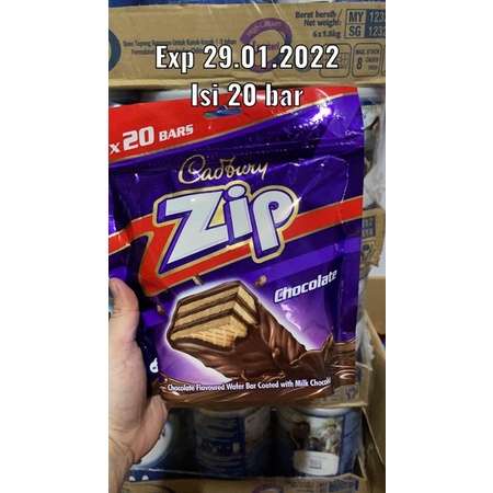 

Cadburry Zip 20 bars