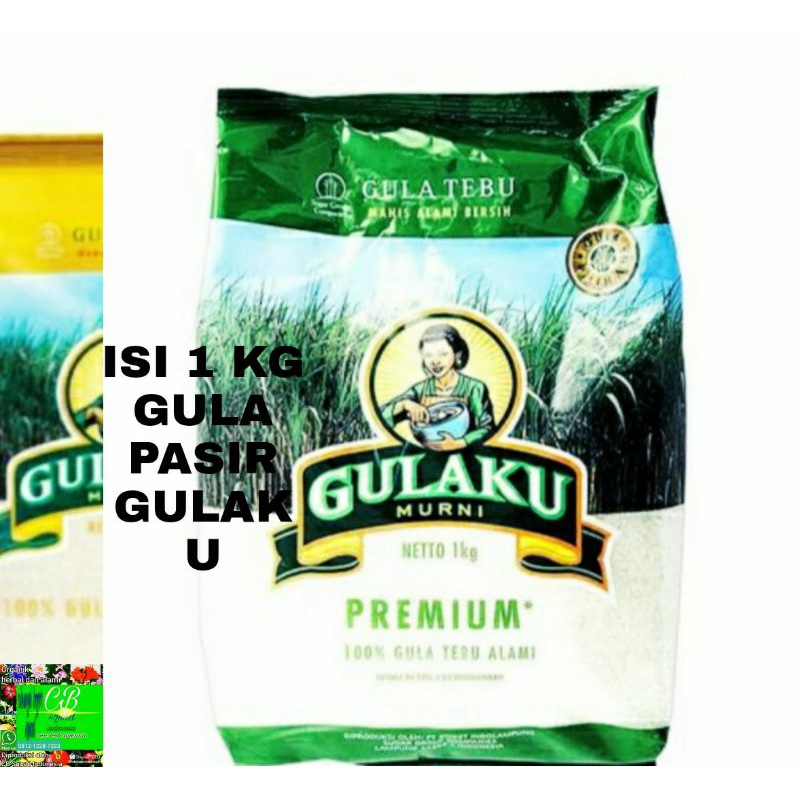

gula pasir 1 kg/gulaku kemasaan 1 kg/1000gram
