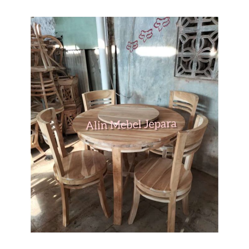 MEJA MAKAN , KURSI MAKAN , MEJA CAFE , KURSI CAFE PUTAR