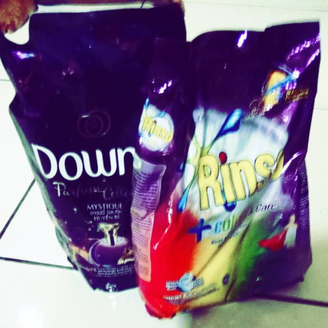 Downy 800ml dan rinso 800g