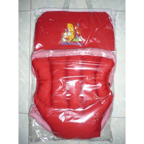 1PCS GENDONGAN BAYI DEPAN, Motif Bear Garis Kotak / Baby Carrier / Ransel Bayi / Baby Wrap Tuwill