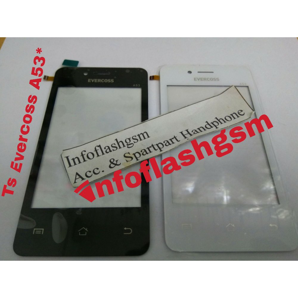 Touchscreen Cross Evercoss A53* Bintang m