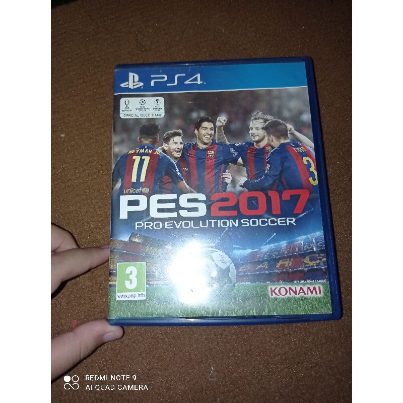 kaset ps4 bekas pes 2017