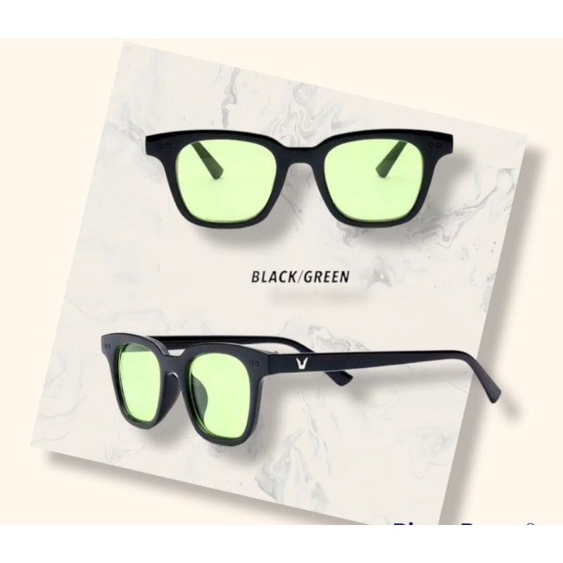 KACAMATA VINCENT ROMPIES / GREEN SUNGLASSES