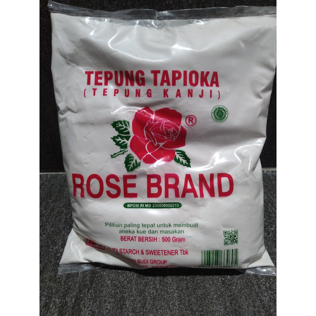 

TEPUNG TAPIOKA ROSEBRAND / PAK TANI / ORANG DESA / TOP MERAPI 500GR