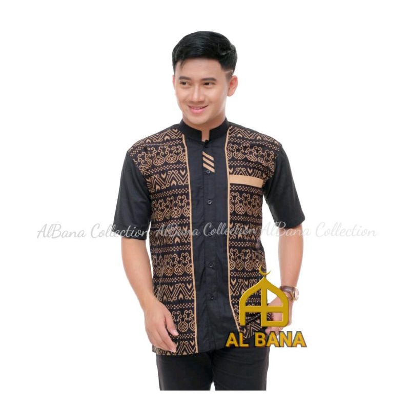 HEM KOKO BATIK PRIA LENGAN PENDEK MODEL TERBARU DAN TERLARIS