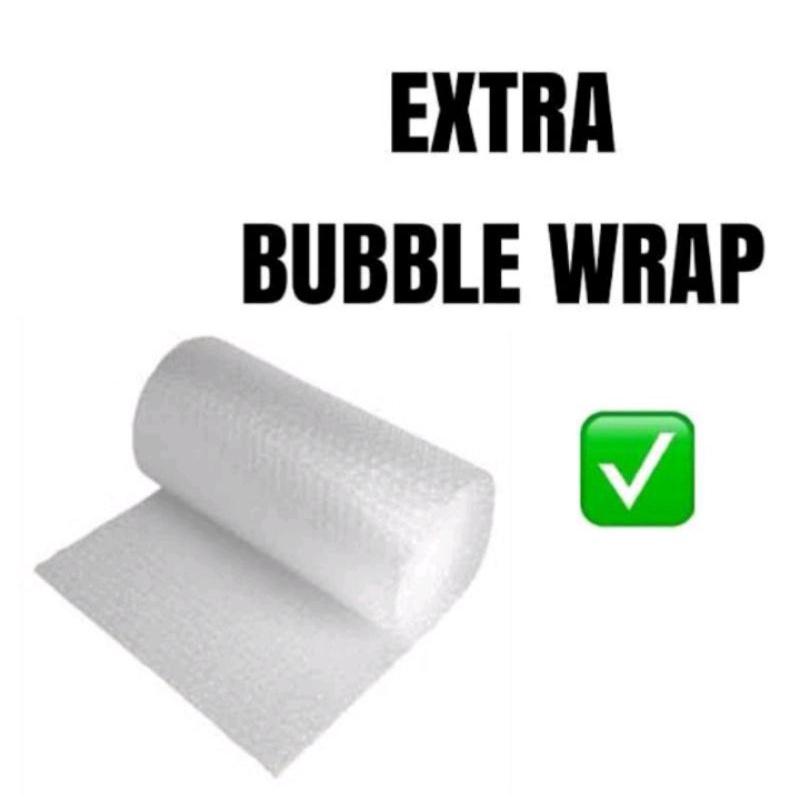 

Bubble wrap tambahan packing agar lebih aman ketika paket di perjalanan