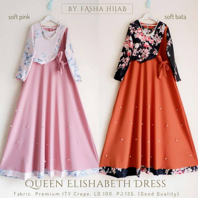 Queen elisabeth dress by fasha hijab