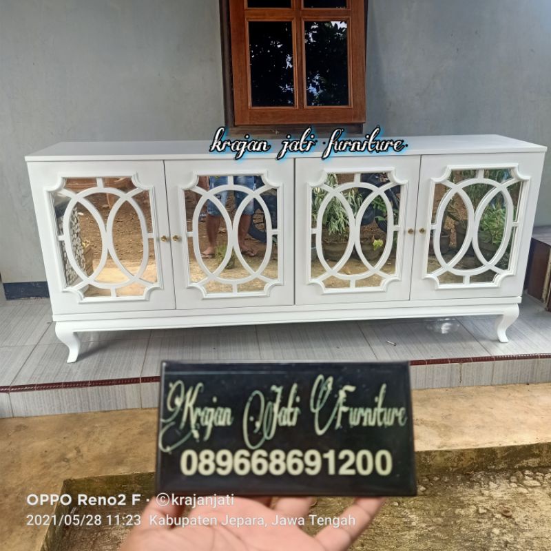 bufet tv minimalis duco