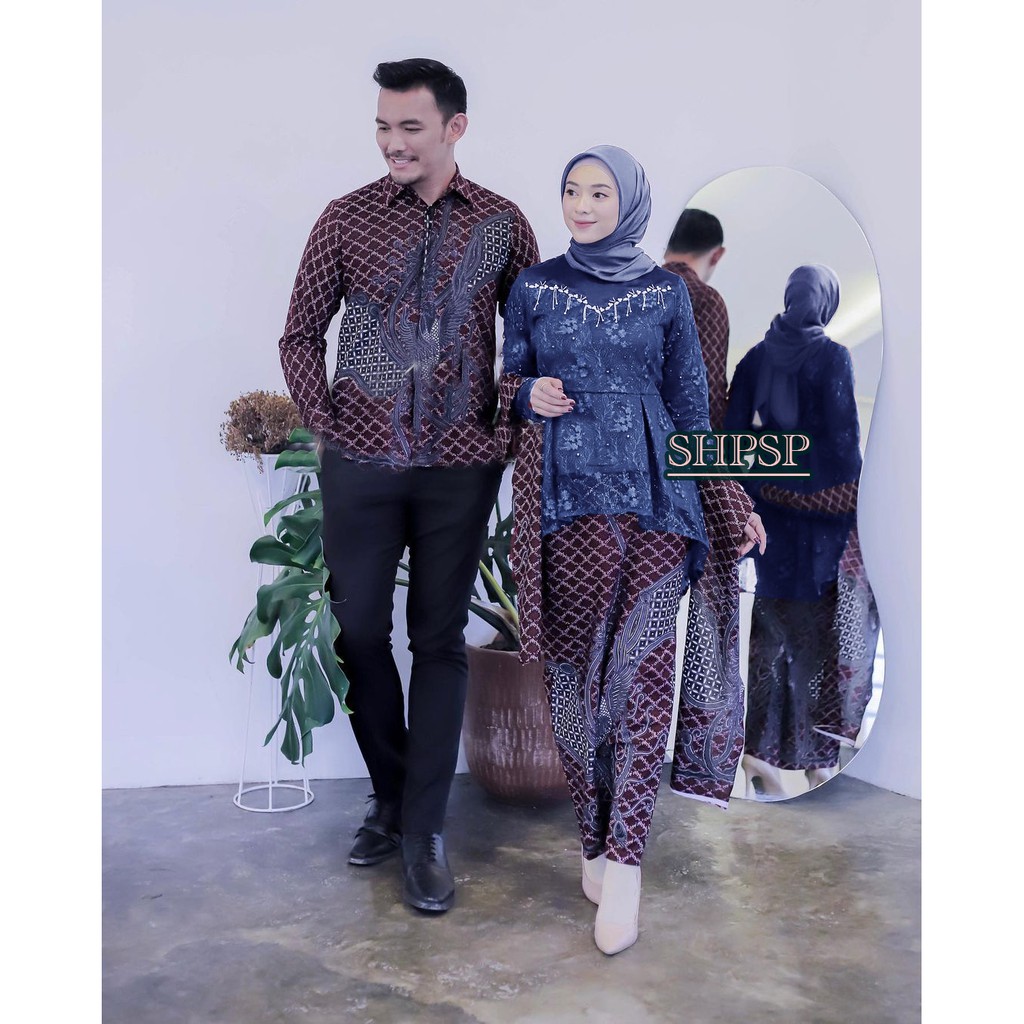 New Arrival - SHOPASHOP SOLO Batik Kebaya Couple Yunika Payet Ronce