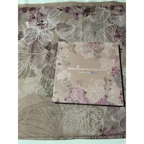 preloved buttonscarves orchide rugby tan