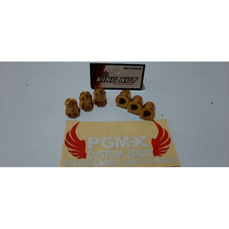 Mur Probolt Topi 12mm Stainless Steel Gold Original Thailand