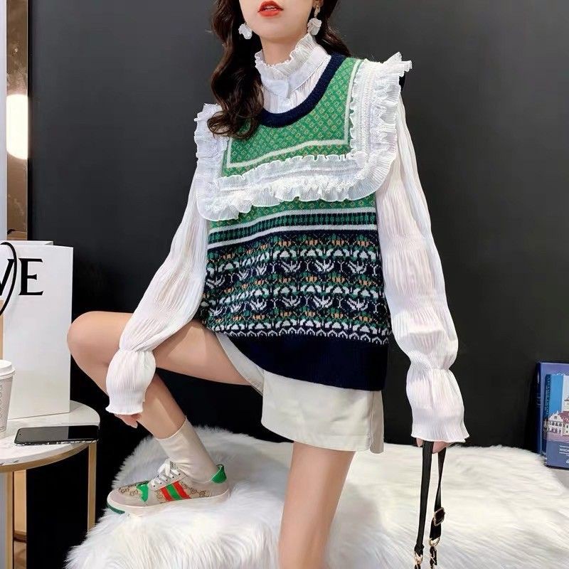 MDLV ~ BM 72106 KNIT VEST YARA // FASHION IMPORT WANITA