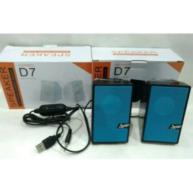 Speaker Multimedia K-One D7 Laptop Komputer PC