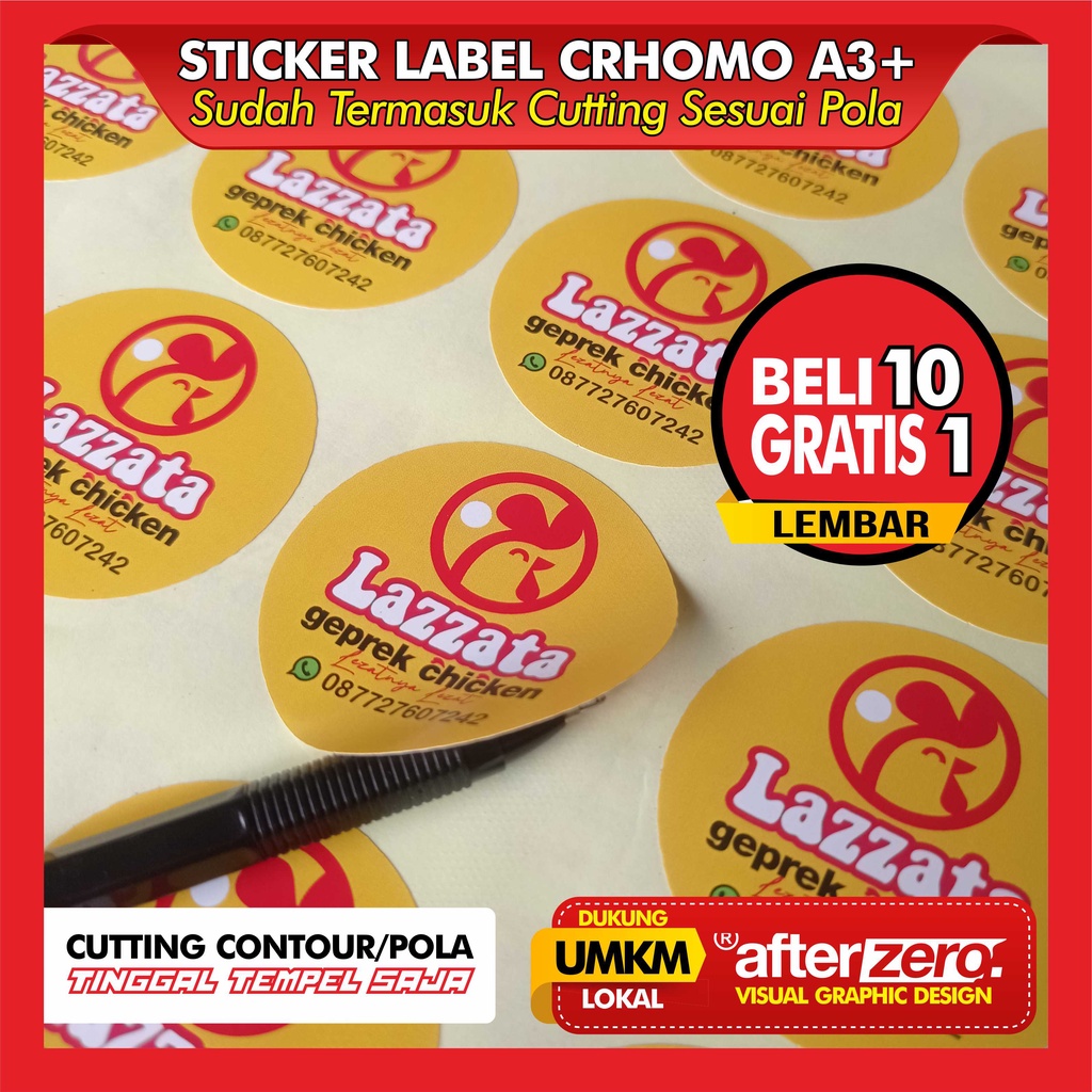 

CETAK STIKER LABEL MAKANAN STIKER LABEL MINUMAN STIKER CUTTING LABEL PRODUK