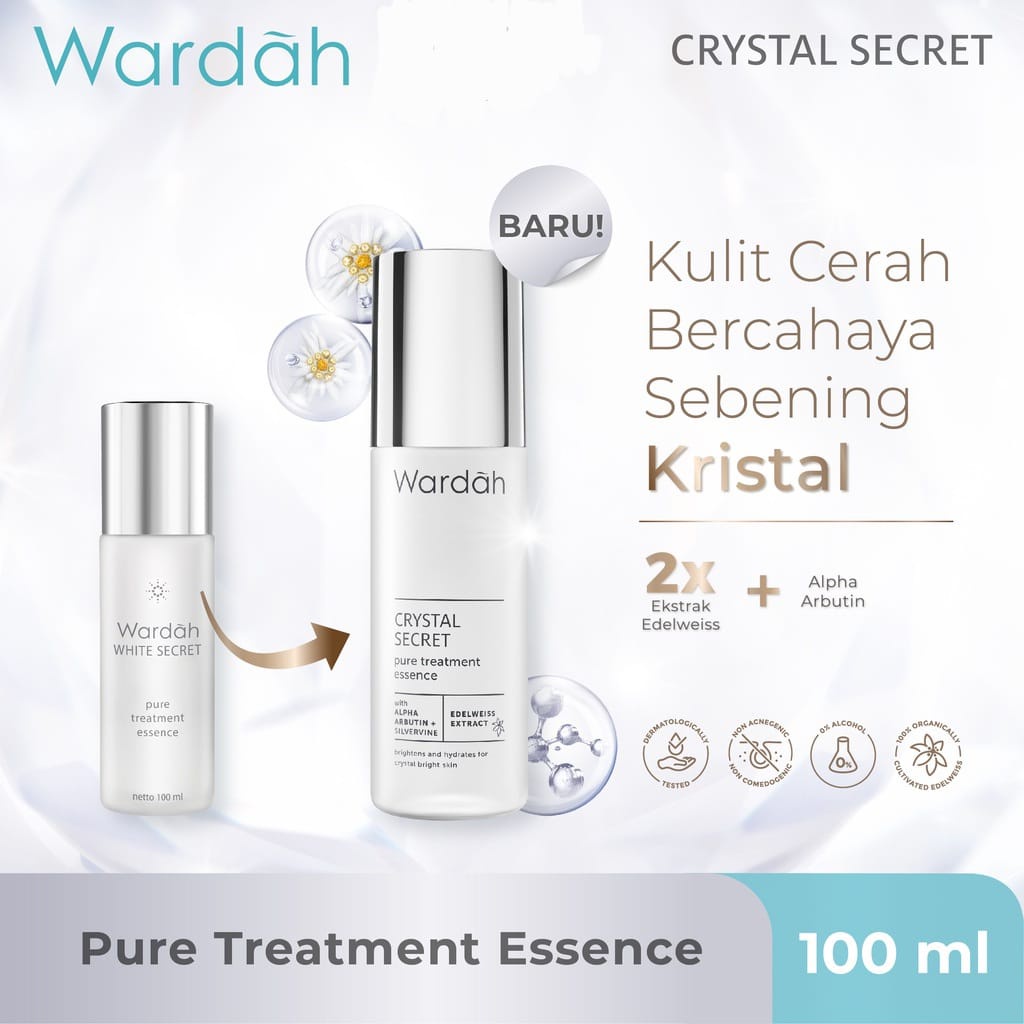 WARDAH Crystal Secret Pure Treatment Essence 100ml ( White Secret )