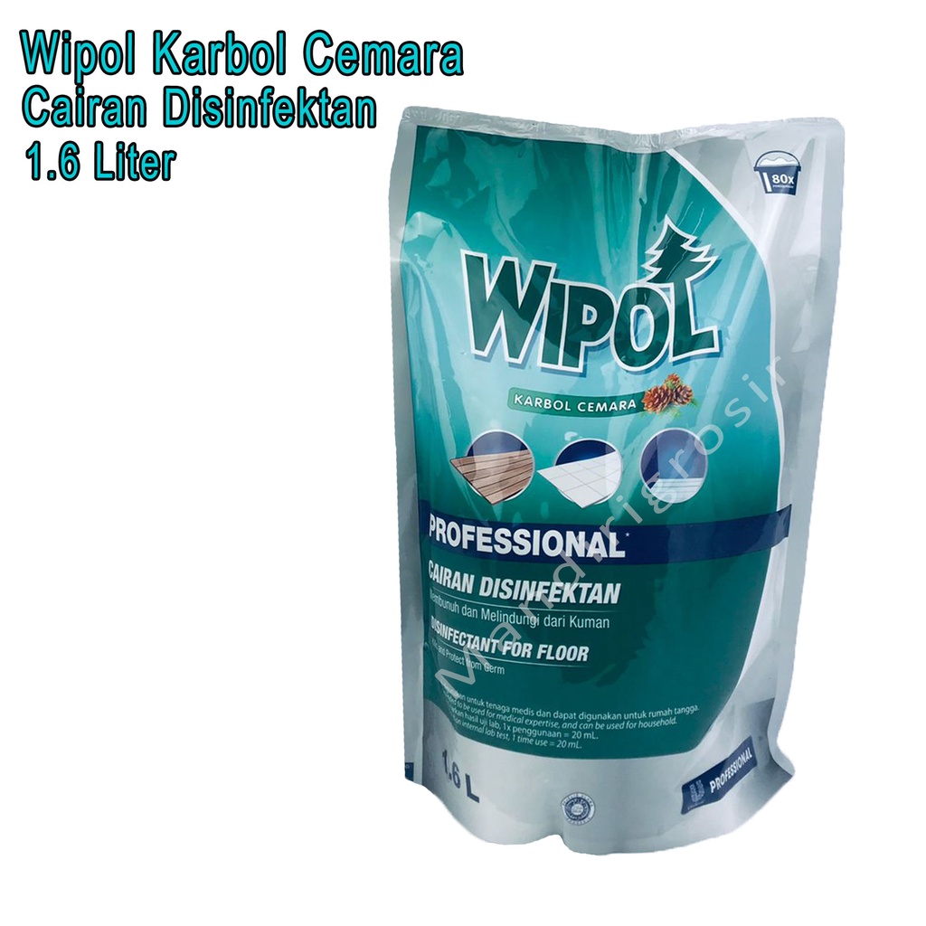 Karbol Cemara *Wipol * Cairan Disinfektan *1.6 Liter