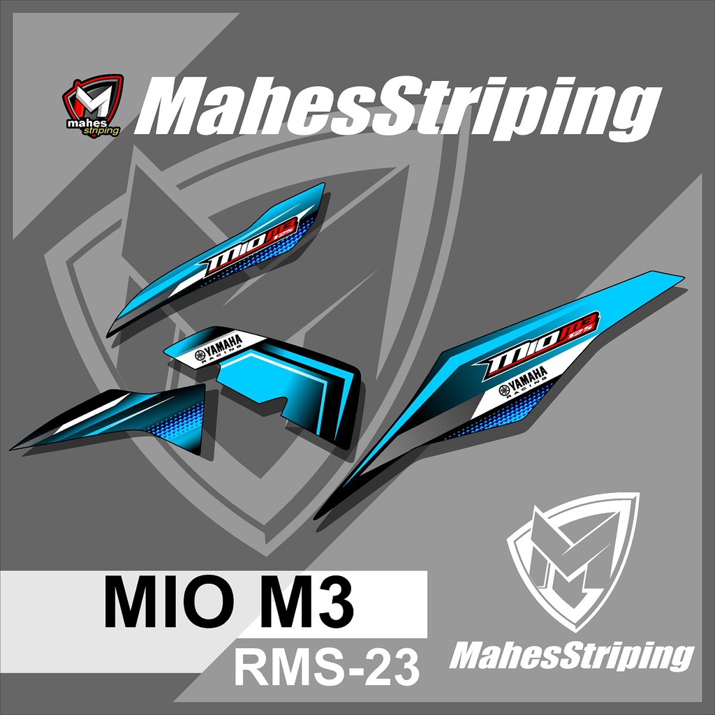 Stiker Striping MIO M3 Variasi 23 Desain Racing | Shopee Indonesia