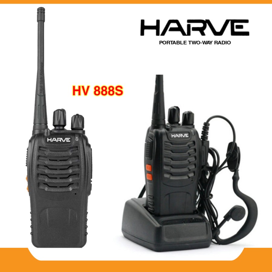 Handy Talky Harve HV-888s HT Harve 888s Single Band UHF