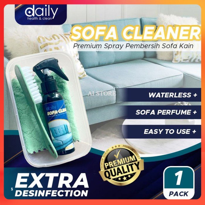 Pembersih Sofa Kain Daily Sofa Cleaner Paket Pembersih Sofa Fabric