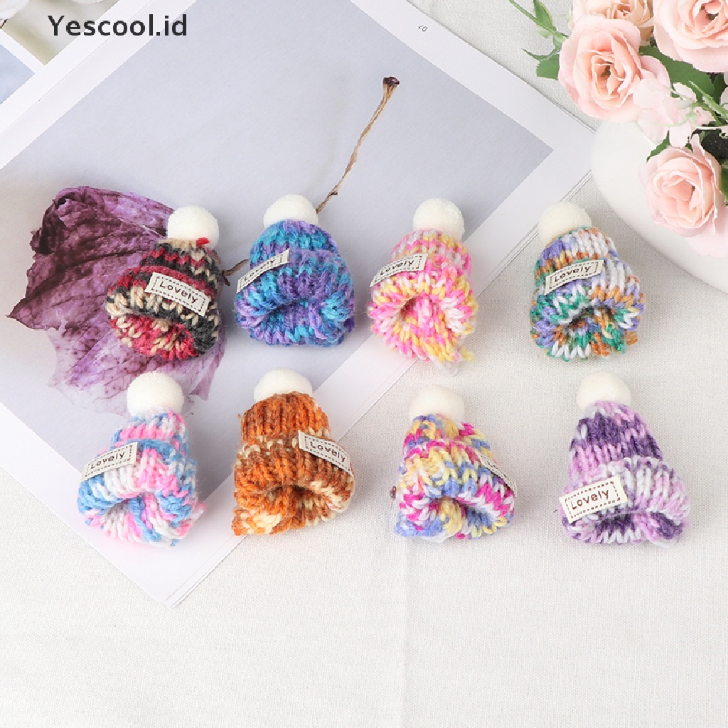 (Yescool) Mainan Miniatur Topi Skala 1: 6 1: 12 Untuk Dekorasi Rumah Boneka