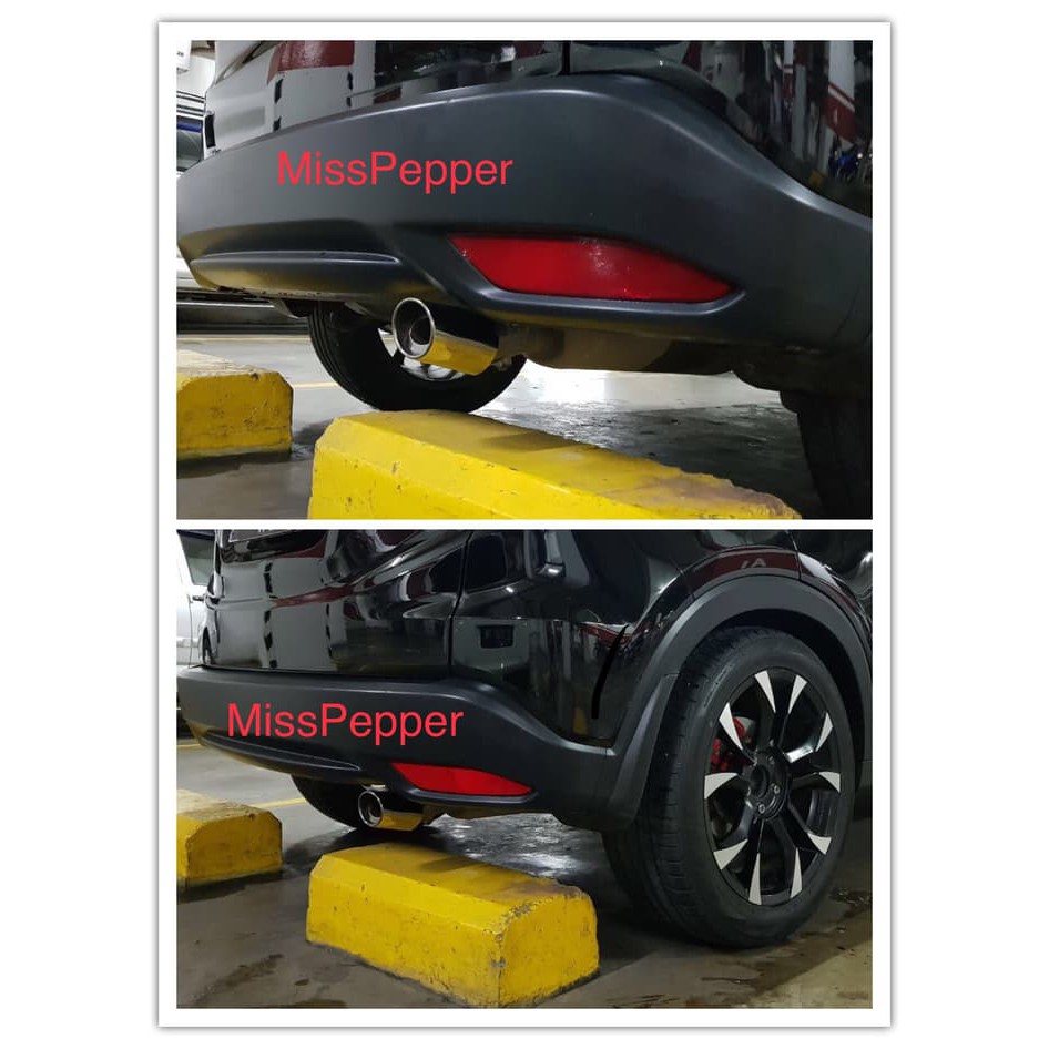 muffler tip ujung knalpot gold titanium