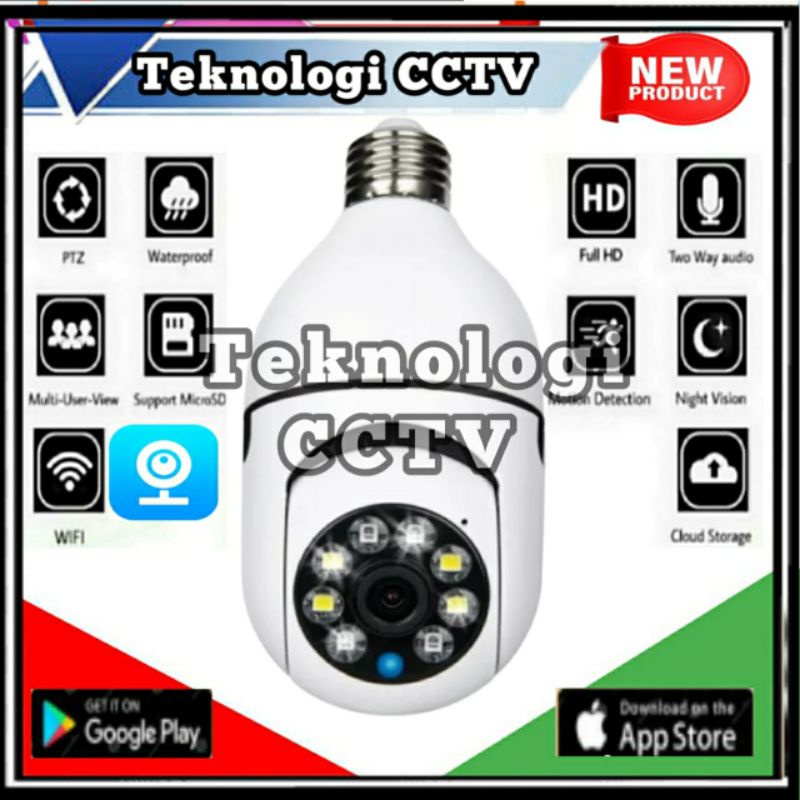 CCTV Lampu IP CAMERA CCTV V380 speed dome PTZ lampu miniCCTV terbaru