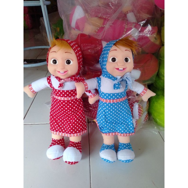 BONEKA KARAKTER KARTUN MASHA AND THE BEAR MURAH