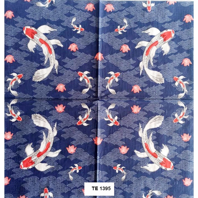 Tisu Napkin Kerajinan  Decoupage  Eropah  33X33 CM TE 1395 TTS