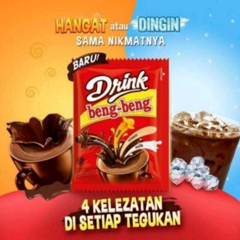 

Drink Beng-beng Minuman Cokelat Bubuk 1 Renceng 10pcs