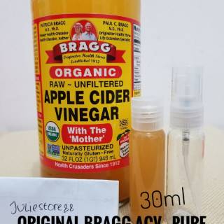 -FREE BOTOL SPRAY- BRAGG Apple Cider Vinegar - Cuka Apel ...