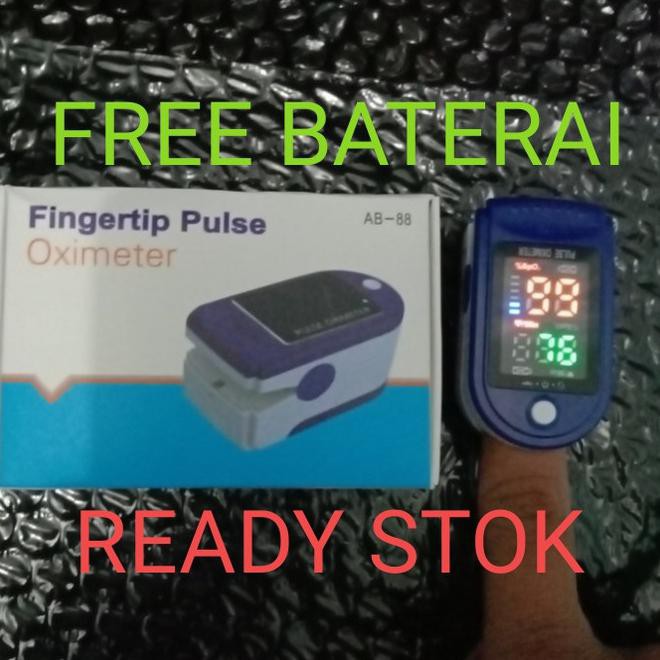 Harga Fingertip Pulse Oximeter Alat Ukur Oksigen Dan Detak Jantung Shopee Indonesia