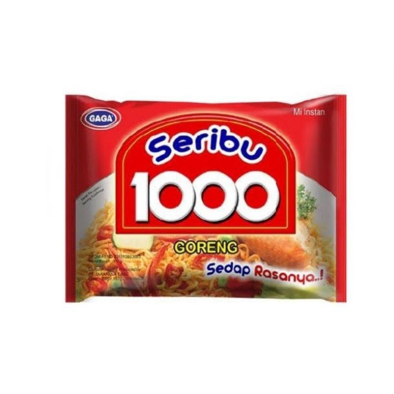 

mie goreng mie gaga 1000 / mie gaga seribu 50 gr