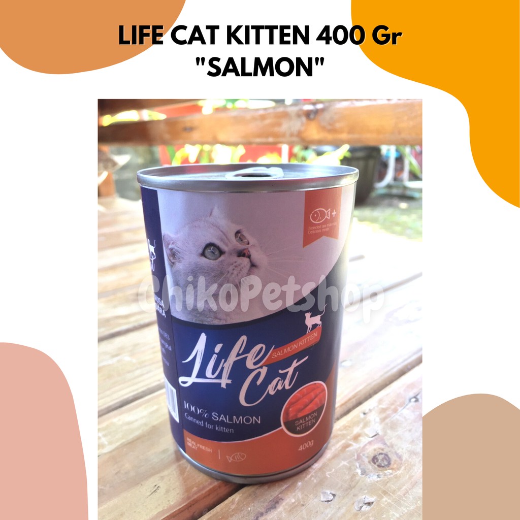 LIFE CAT KITTEN Wet Food Kaleng 400gr Makanan Anak Kucing Lifecat