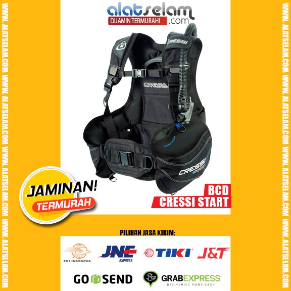 BCD Cressi Start – Perfect For Beginner  / BCD Scuba Diving Jacket / Peralatan Selam / Alat Selam Sc