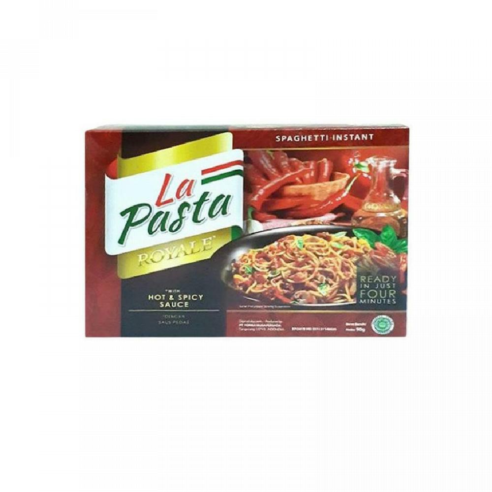 

LA PASTA ROYALE SPAGHETTI INSTANT HOT AND SPICY BOX 90 GRAM