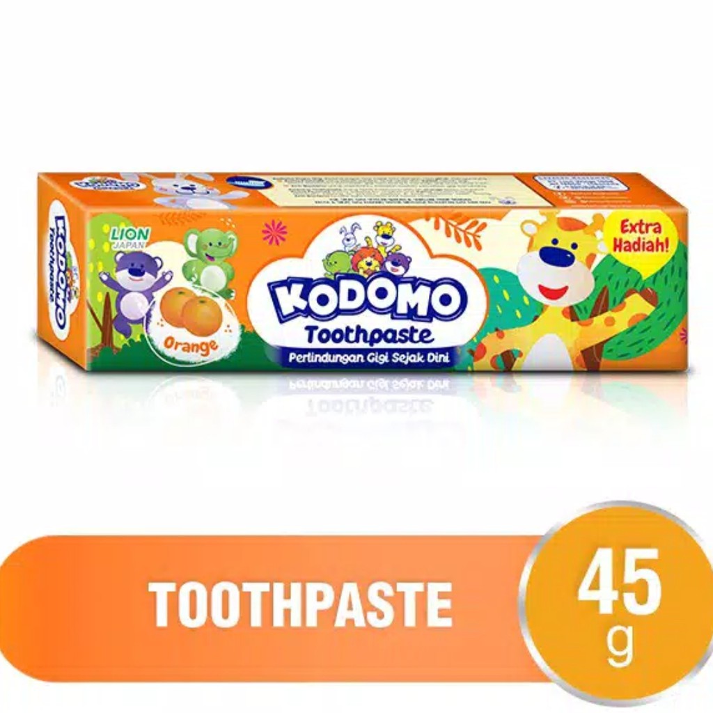 Kodomo Odol Kids 45 gr pasta gigi anak strobery orange anti bacteria buah (no.212)