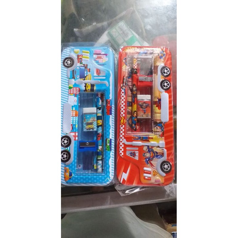 Promo!!! Tempat pensil bonus Set alat tulis-2