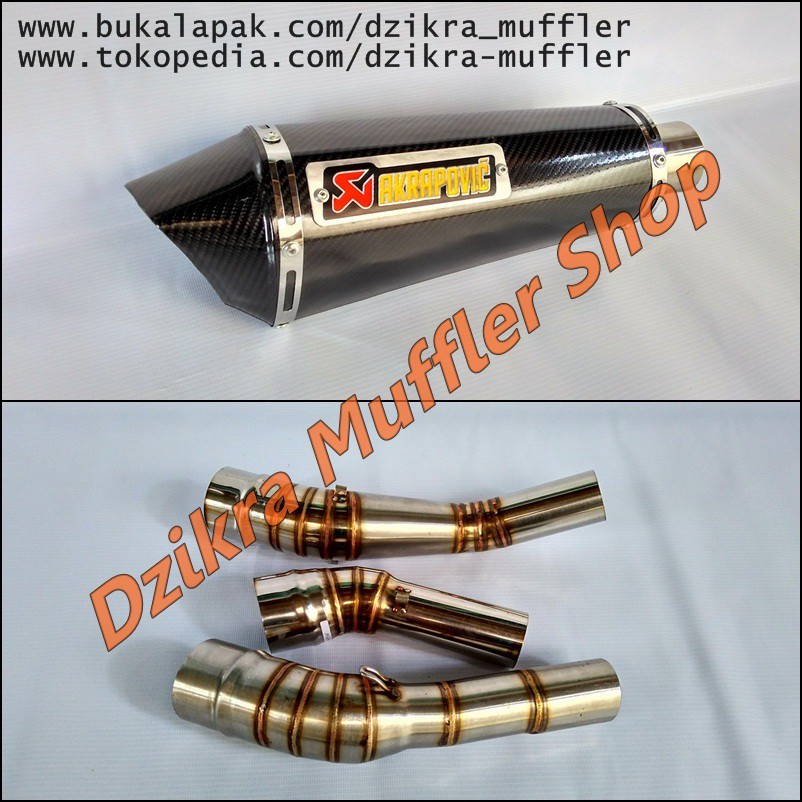 Knalpot Akrapovic red power carbon slipon for New CB150R - CBR150R Lokal K45 Facelift K45G - CBR250R