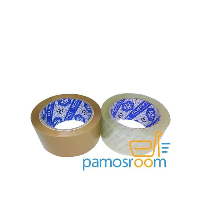 

HOT SALE|BEST SALLER LAKBAN OPP RUSFET BAGUS DARI DAIMARU MURAH 90 YARD 48 MM / 2 INCH - Cokelat