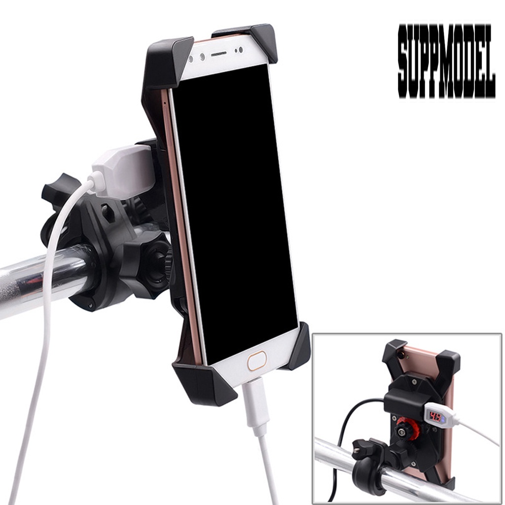 Stand Holder Handphone Anti Goyang Tahan Lama Untuk Stang Motor