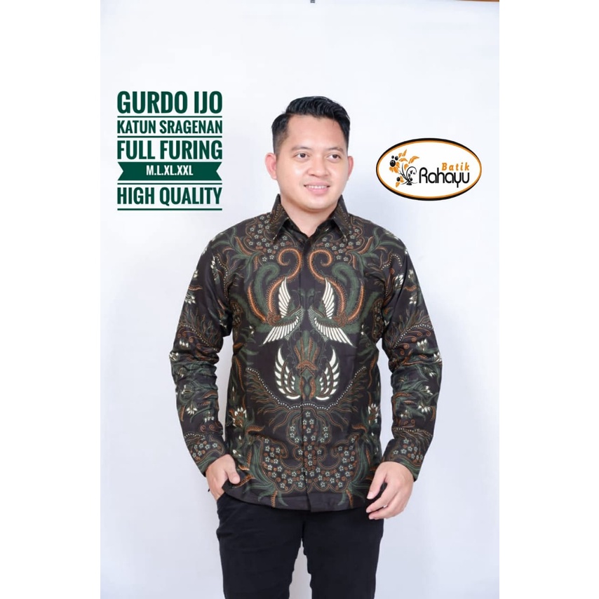 GURDO IJO RAHAYU KEMEJA BATIK PRIA SOLO LENGAN PANJANG LAPIS FURING ATASAN PREMIUM MODERN SETYO LUHUR BIRU PARANG LASEM ADI LUHUR SEKAR JAGAD TALANG PATI MEGA NANDA DHARMA BAMBU LAWASAN BARA MUKTI SOGAN BARA MUKTI UNGU DARMA JAYA SADEWA NAVI KINASIH VIJAY