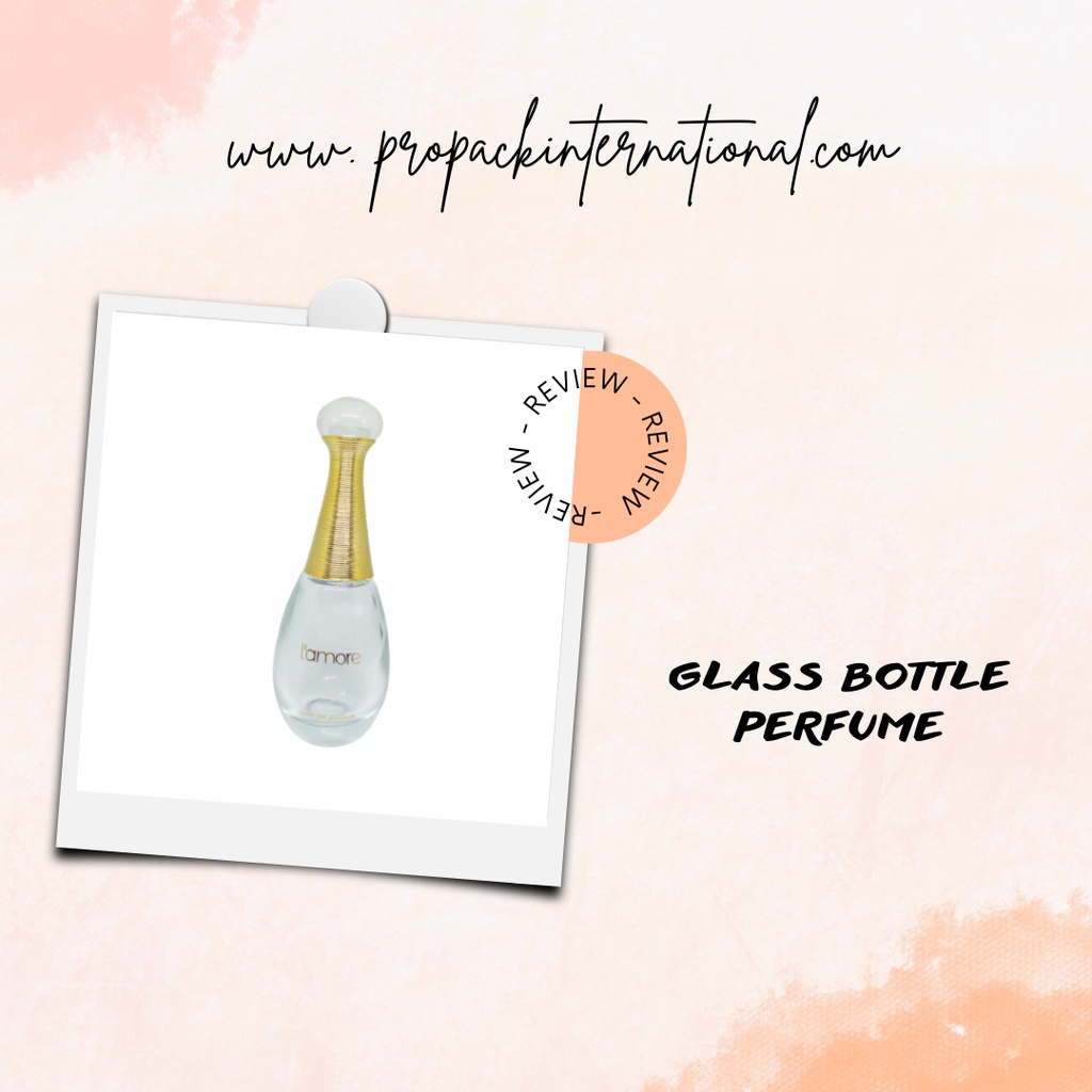 Botol parfume kaca 30 ml, botol parfum kosong, botol kaca tebal