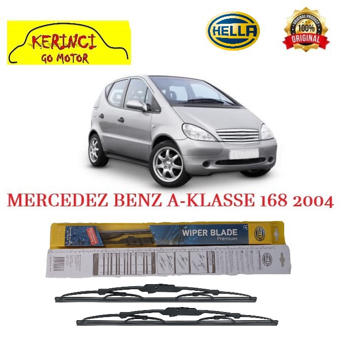 WIPER MERCEDENZ BENZ A-KLASSE 168 2004 HELLA PREMIUM 26&quot; &amp; 24&quot; SET